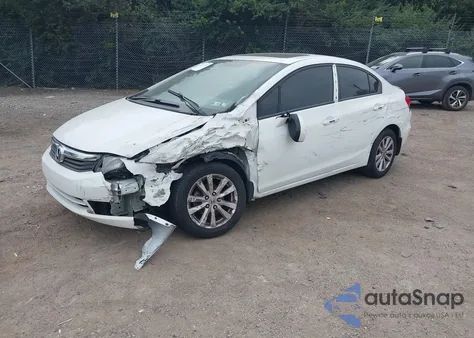 2012 Honda Civic Ex-L из США, поврежденный, VIN 2HGFB2F93CH505019